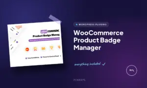 woocommerce product badge manager