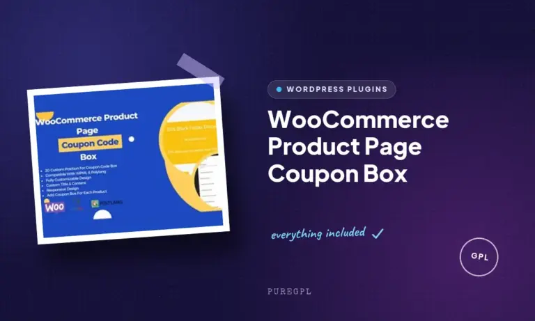 woocommerce product page coupon box
