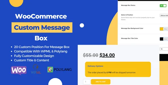 woocommerce product page custom message box 1