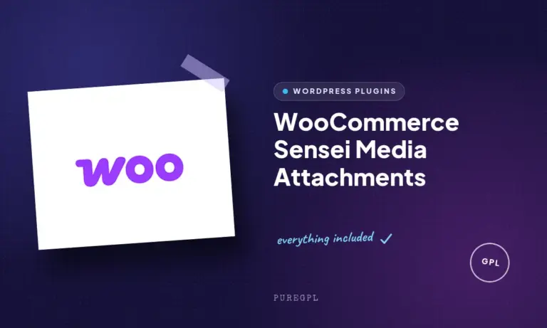 woocommerce sensei media attachments