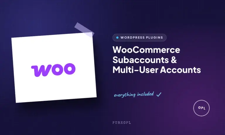 woocommerce subaccounts multi user accounts