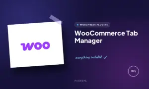 woocommerce tab manager