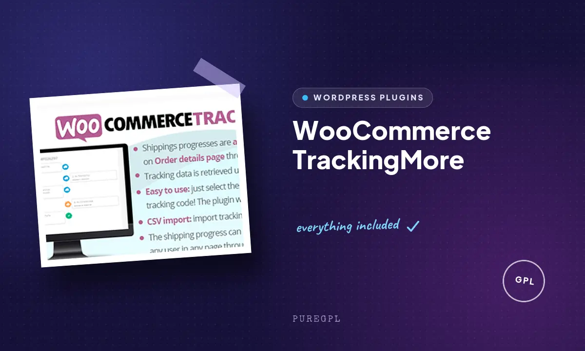 WooCommerce TrackingMore