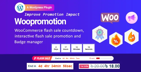 woopromotion woocommerce product promotion sale countdown and badge manager 1