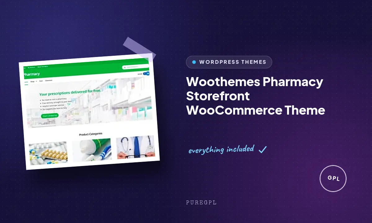 Woothemes | Pharmacy