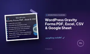 wordpress gravity forms pdf excel csv google sheet