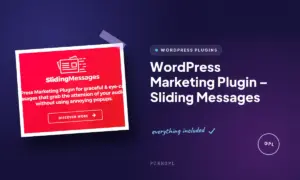 wordpress marketing plugin sliding messages