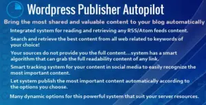 WordPress Publisher Autopilot