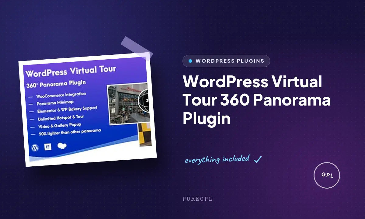 WordPress Virtual Tour 360 Panorama Plugin