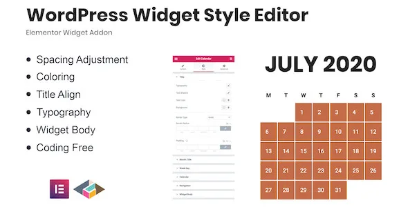 wordpress widget style editor elementor addon 1