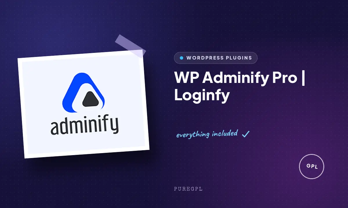 WP Adminify Pro | Loginfy