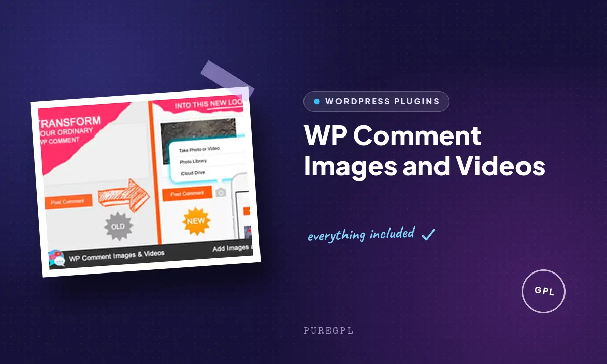 WP Comment Images and Videos