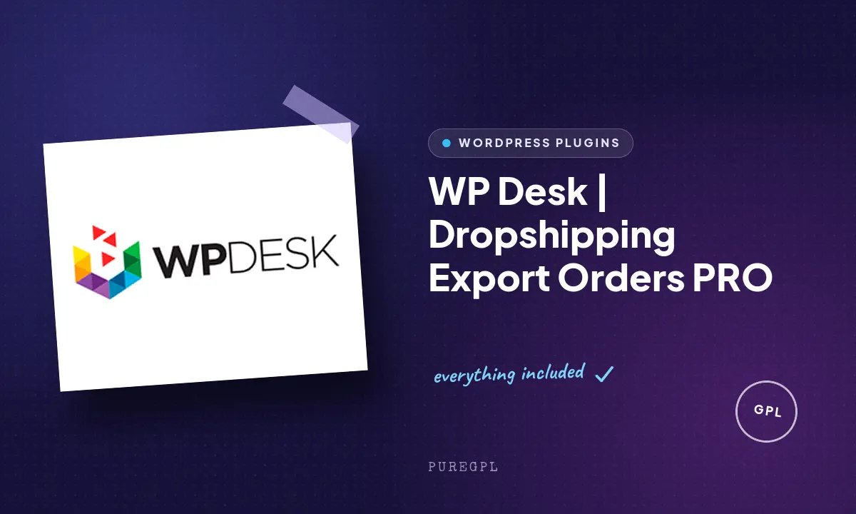WP Desk | Dropshipping Export Orders PRO