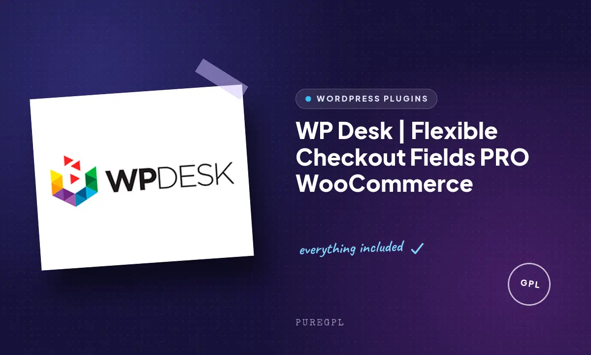 WP Desk | Flexible Checkout Fields PRO WooCommerce