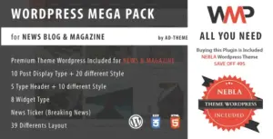 WP Mega Pack for News, Blog and Magazine – All you need