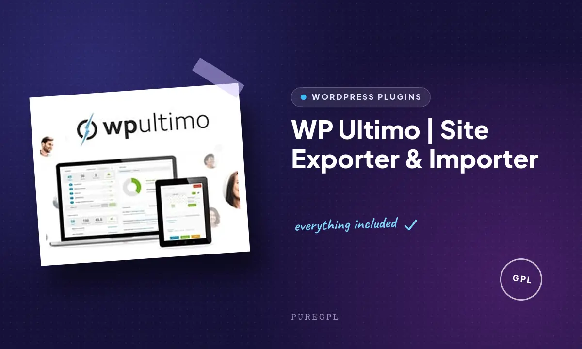 WP Ultimo | Site Exporter & Importer