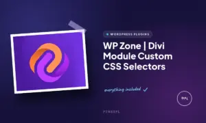 wp zone divi module custom css selectors