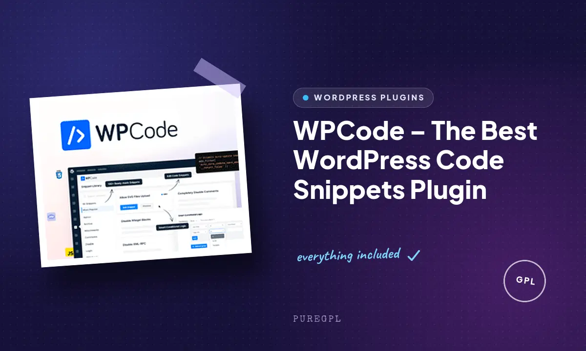 WPCode – The Best WordPress Code Snippets Plugin