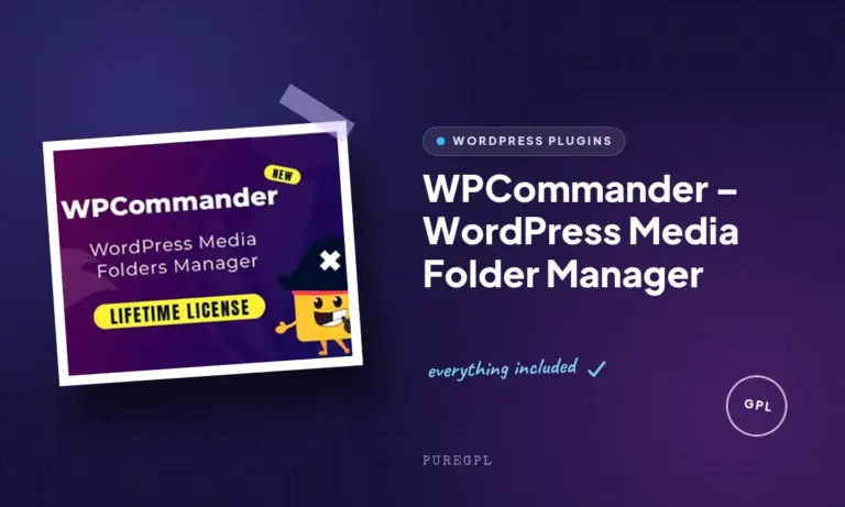 wpcommander wordpress media folder manager