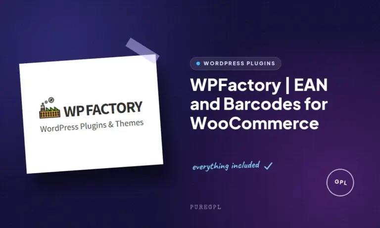 wpfactory ean and barcodes for woocommerce