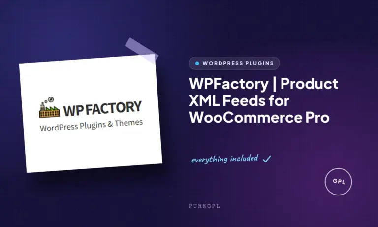 wpfactory product xml feeds for woocommerce pro