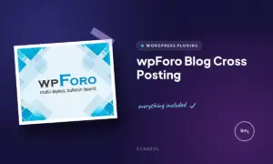 wpforo blog cross posting