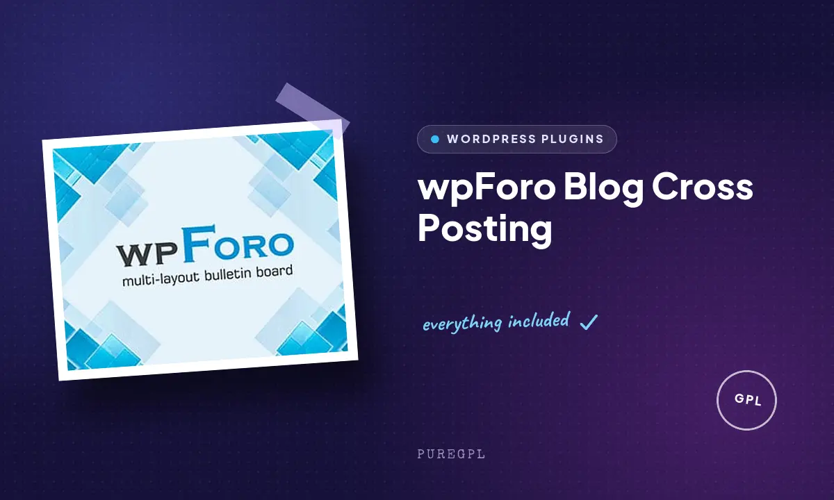 Wpforo | Blog Cross Posting