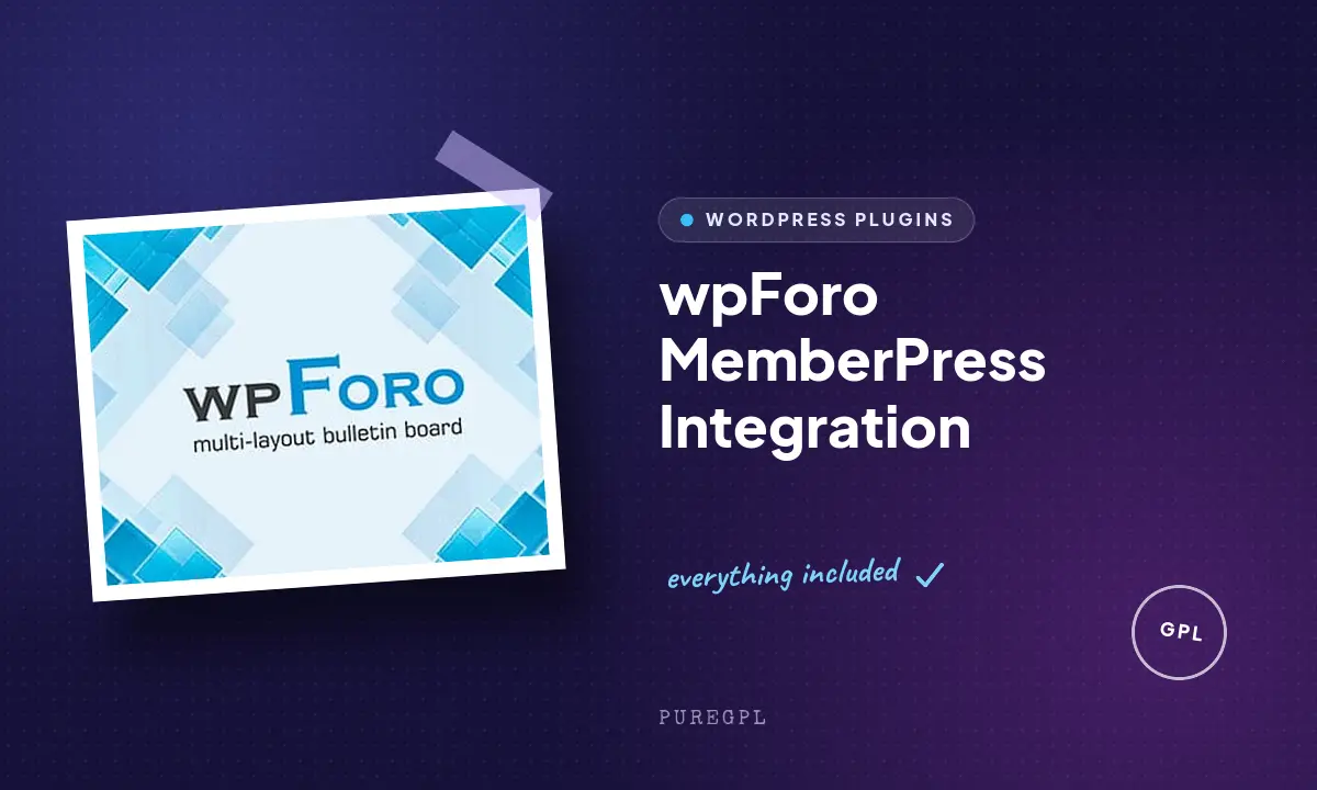 Wpforo | MemberPress Integration