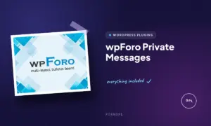 wpforo private messages