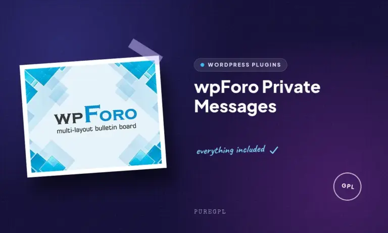 wpforo private messages