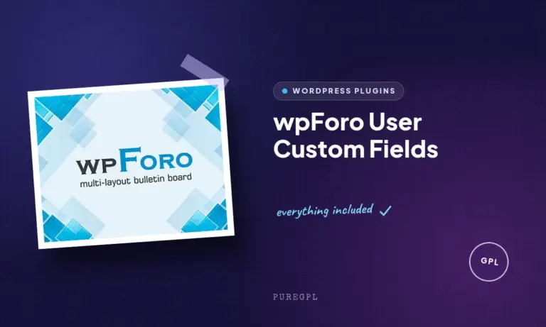 wpforo user custom fields