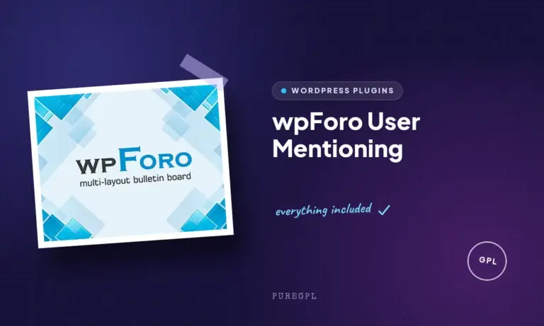 wpforo user mentioning