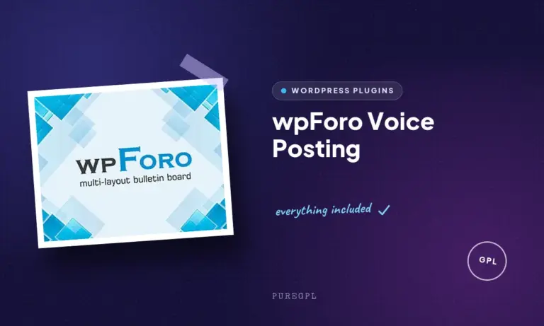 wpforo voice posting