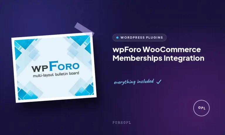 wpforo woocommerce memberships integration