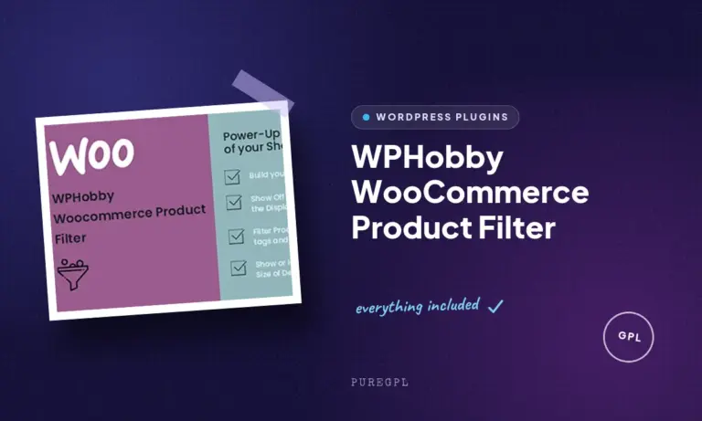wphobby woocommerce product filter