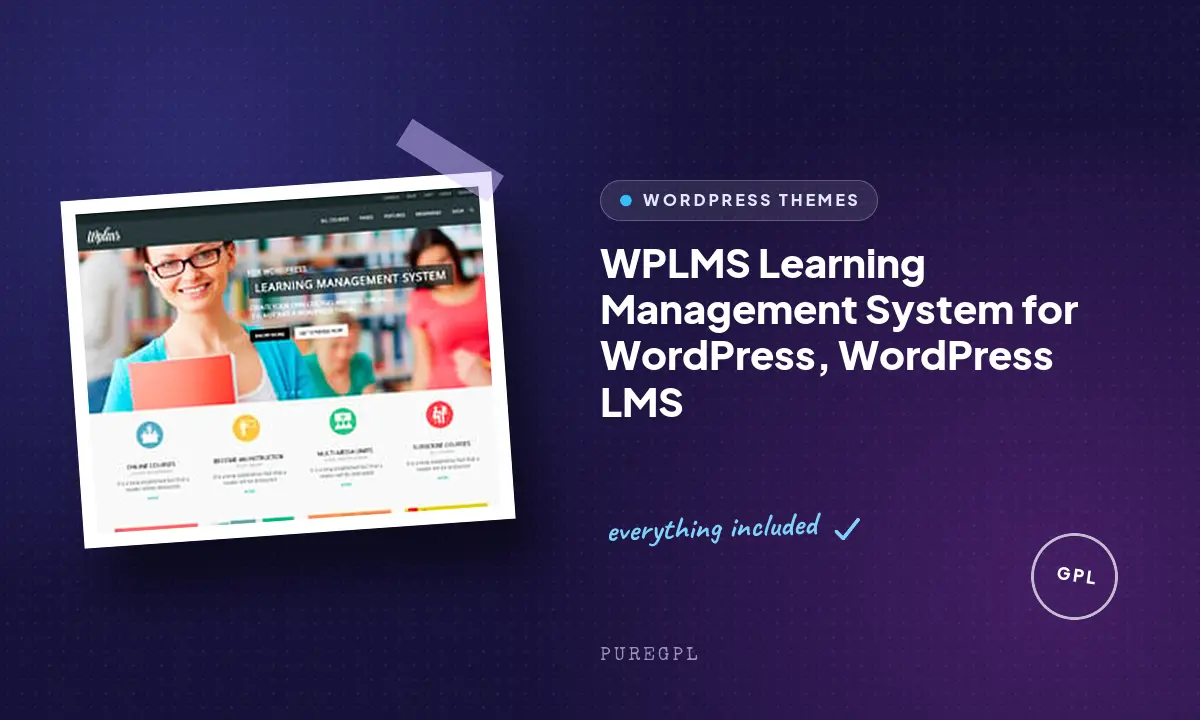 WPLMS Learning Management System for WordPress, WordPress LMS