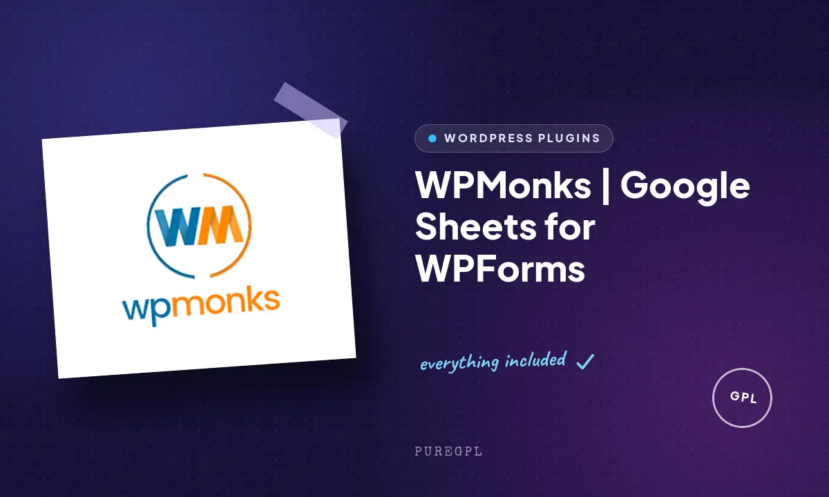 WPMonks | Google Sheets for WPForms