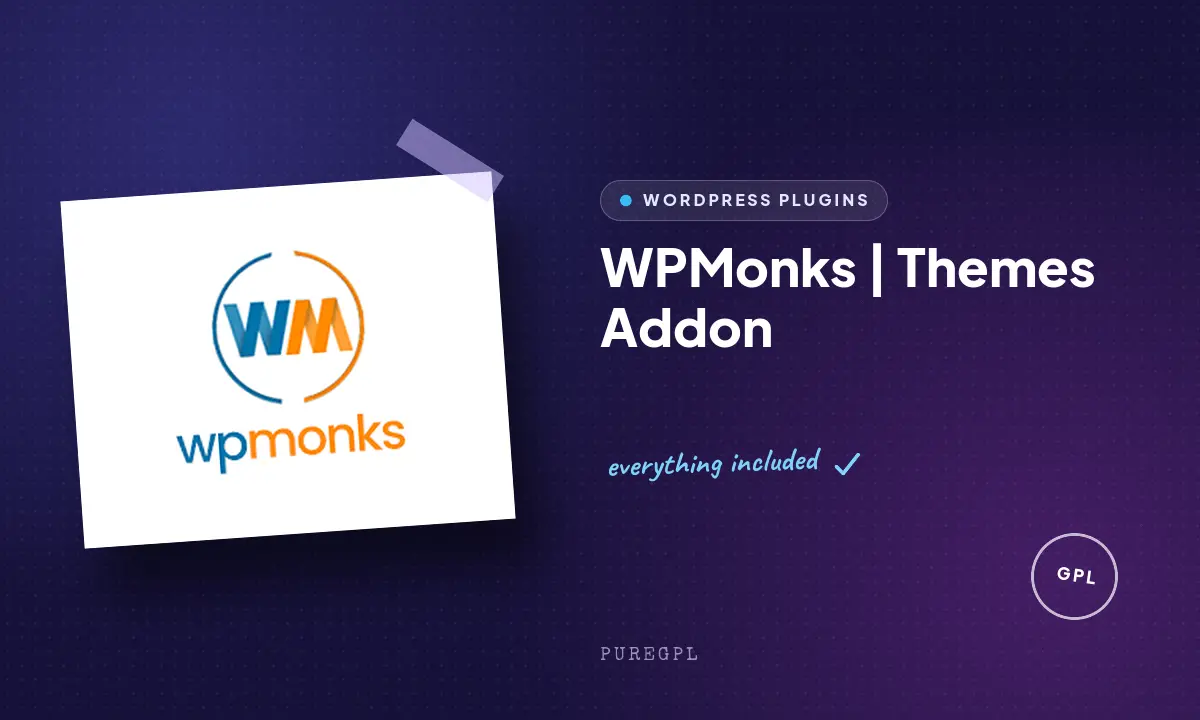 WPMonks | Themes Addon
