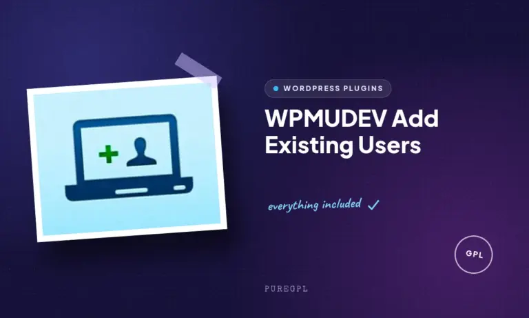 wpmudev add existing users