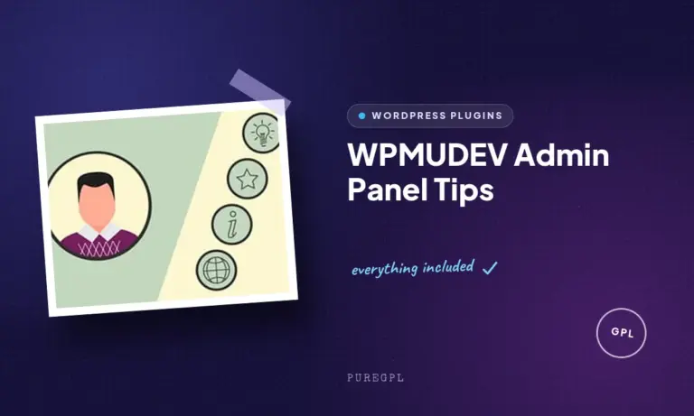 wpmudev admin panel tips