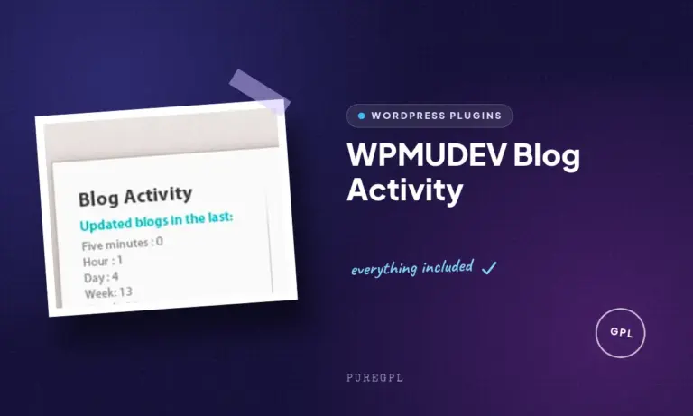 wpmudev blog activity