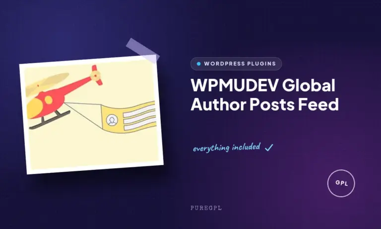 wpmudev global author posts feed