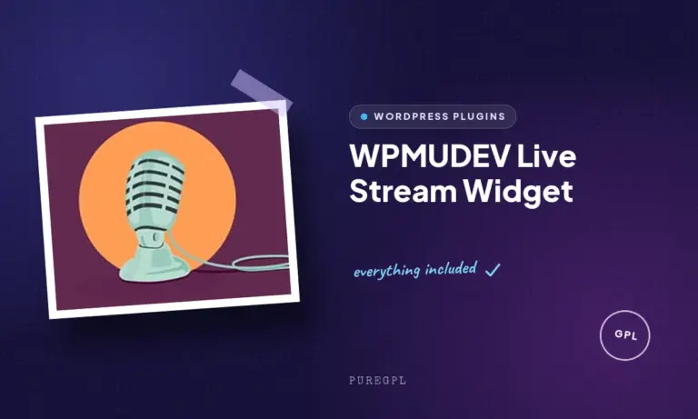 wpmudev live stream widget