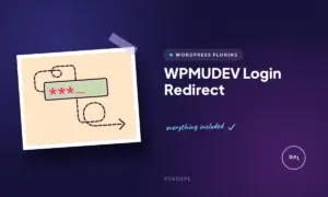wpmudev login redirect