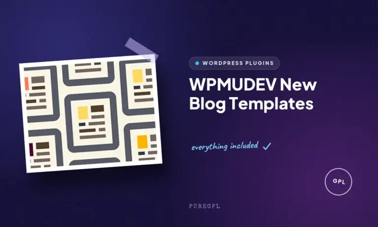 wpmudev new blog templates