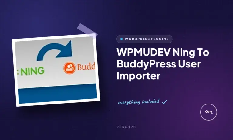 wpmudev ning to buddypress user importer