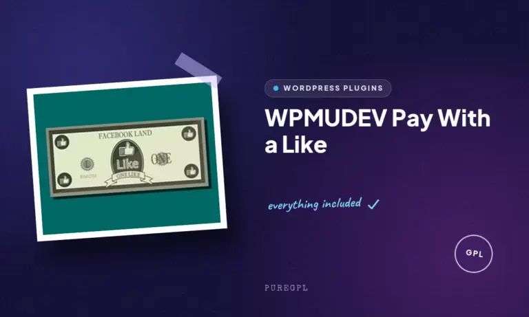 wpmudev pay with a like