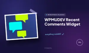 wpmudev recent comments widget
