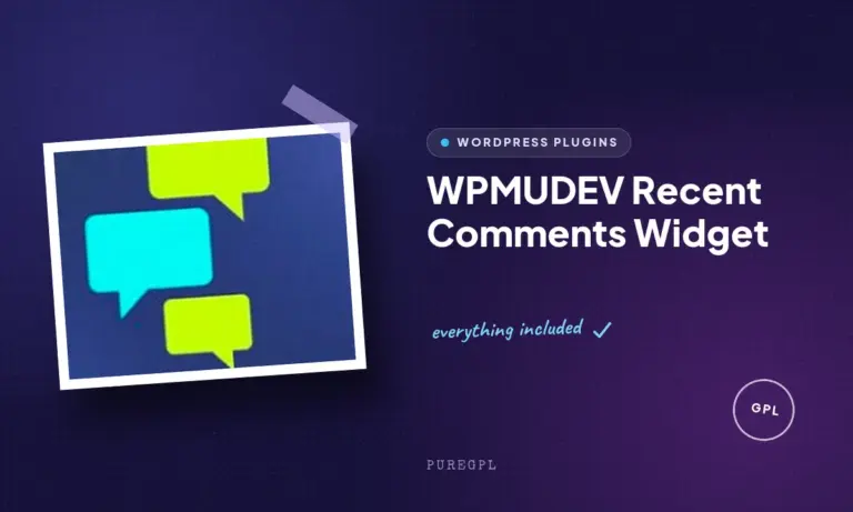wpmudev recent comments widget