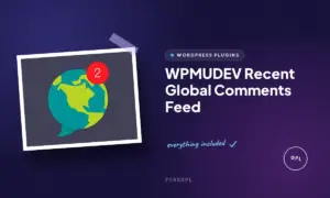 wpmudev recent global comments feed
